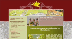 Desktop Screenshot of domaine-les-monts-martin.fr